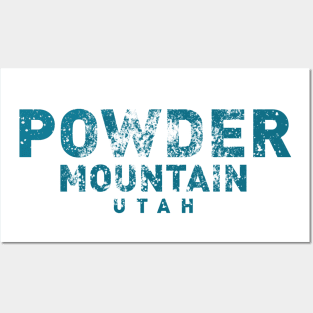 Powder Mountain Ski Resort by Buck Tee Posters and Art